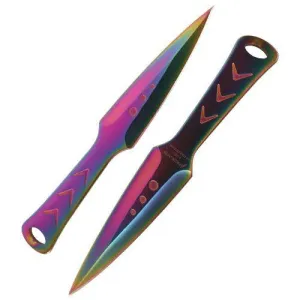 2 Piece Throwing Knife Plasma Color