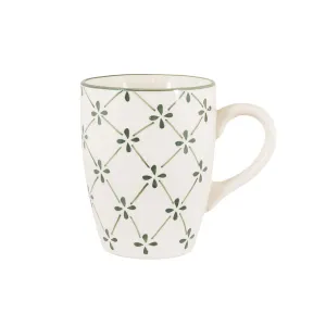 Stromshaga Mug w. Handle Marion Clover Green